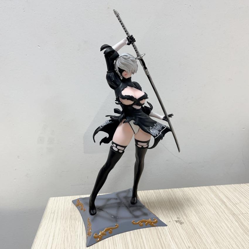 33CM NieR: Automata Yorha Type B 2B YoRHa Type A No.2 A2 Girl figure PVC Action Toy Statue Collection Anime Model Doll Gift