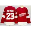 Mens Retro Ice Hockey Jersey Custom Number 71 88 Larkin DeBrincat Datsyuk Cotton Blend Practice Uniform
