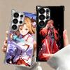 Sword Art Online Yuuki Asuna Plating Phone Case For Samsung Galaxy S24 S25 FE S26 Edge S23 Ultra S22 S21 Plus S20 Anti-Fall Aira