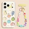 Summer iphone11pro mobile phone  case new apple 11 transparent hollow 11 clock fruit with lanyard