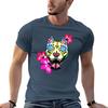 Slobbering Pit Bull Day Of The Dead Sugar Skull Pitbull Dog Tshirt T Shirts For Unisex Graphic Tees T Shirts Cotton 100 Tshirt