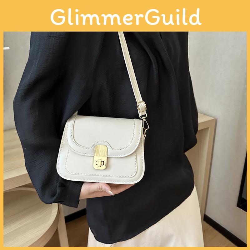 Trendy Fall Women's Crossbody Bag With Unique Lock Closure Versatile Small Purse