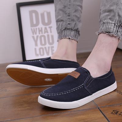 2025 Spring and Autumn New Shoes Men's Board Shoes Men's Shoes Student Tide Canvas Shoes Men's Korean Version Work Shoes Men's Soil Casual Shoes