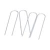 Garden Staples Galvanized U Shaped Garden Fencing Peg for Greenhouses Lawns Gardens