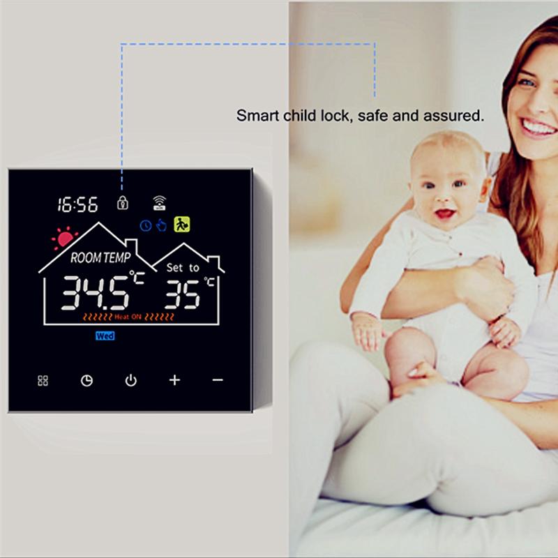 Premium-Smart Wifi Wireless Thermostat For Efficient Gas Boiler Water Heating Water Heating Digital Temperature Controller