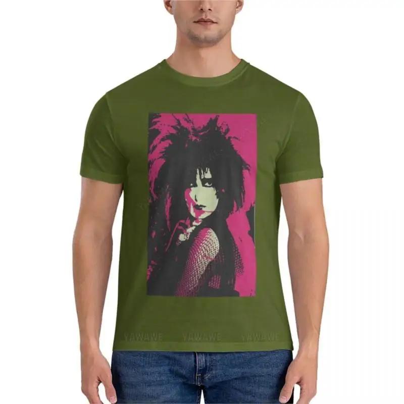 Tshirt Male Summer Tops Siouxsie SiouxFitted TShirt Men Clothing O Neck Shirt Tshirts Man