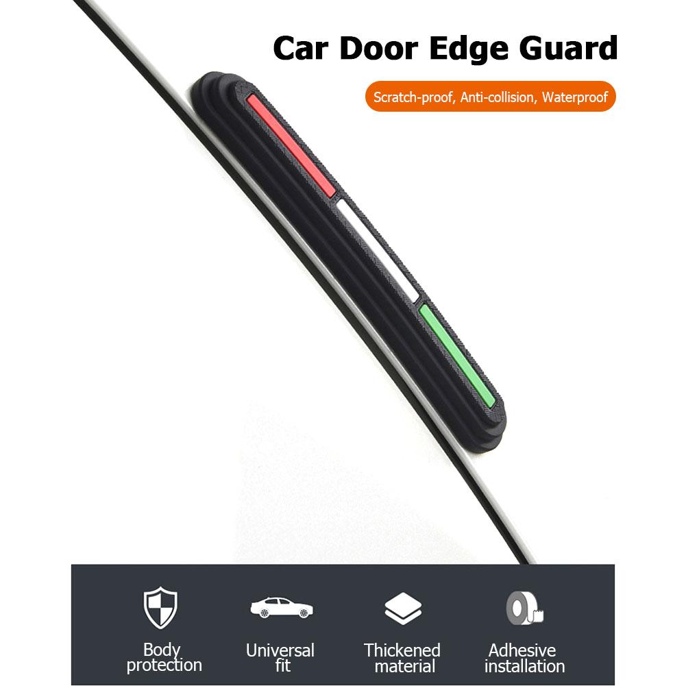 4 STÜCKE Autotür Antikollisionsstreifen Autotürkanten-Stoßstangenschutzstreifen Auto-Eckenschutz Rückspiegel Anti-Kratz-Aufkleber