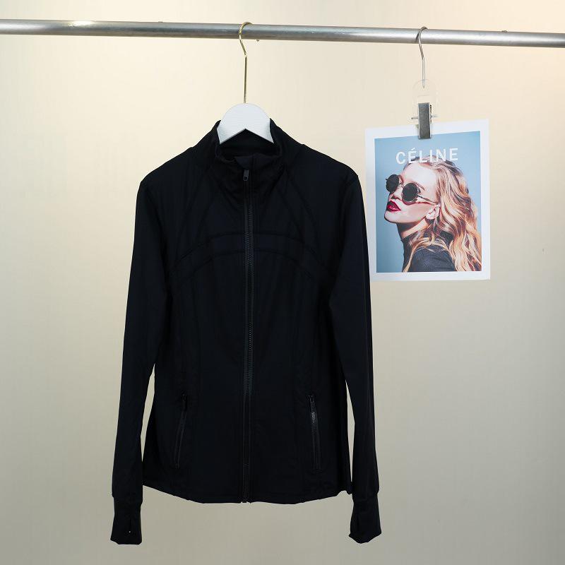 2024 Women's Slim Fit Stand Collar Sports Jacket - Long Sleeve Yoga & Outdoor Fitness Wear