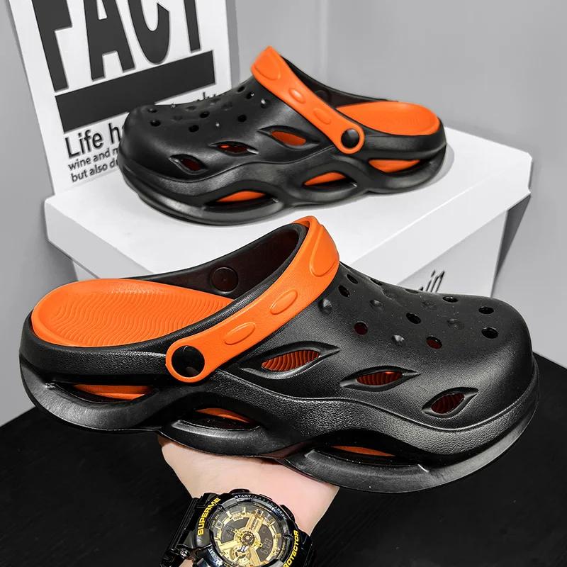 Flat Sandals Reef Sandal Men  Adults Men's Shoes Man Free Shippping Items Low Prices for You Black Summer Slippers Shoe
