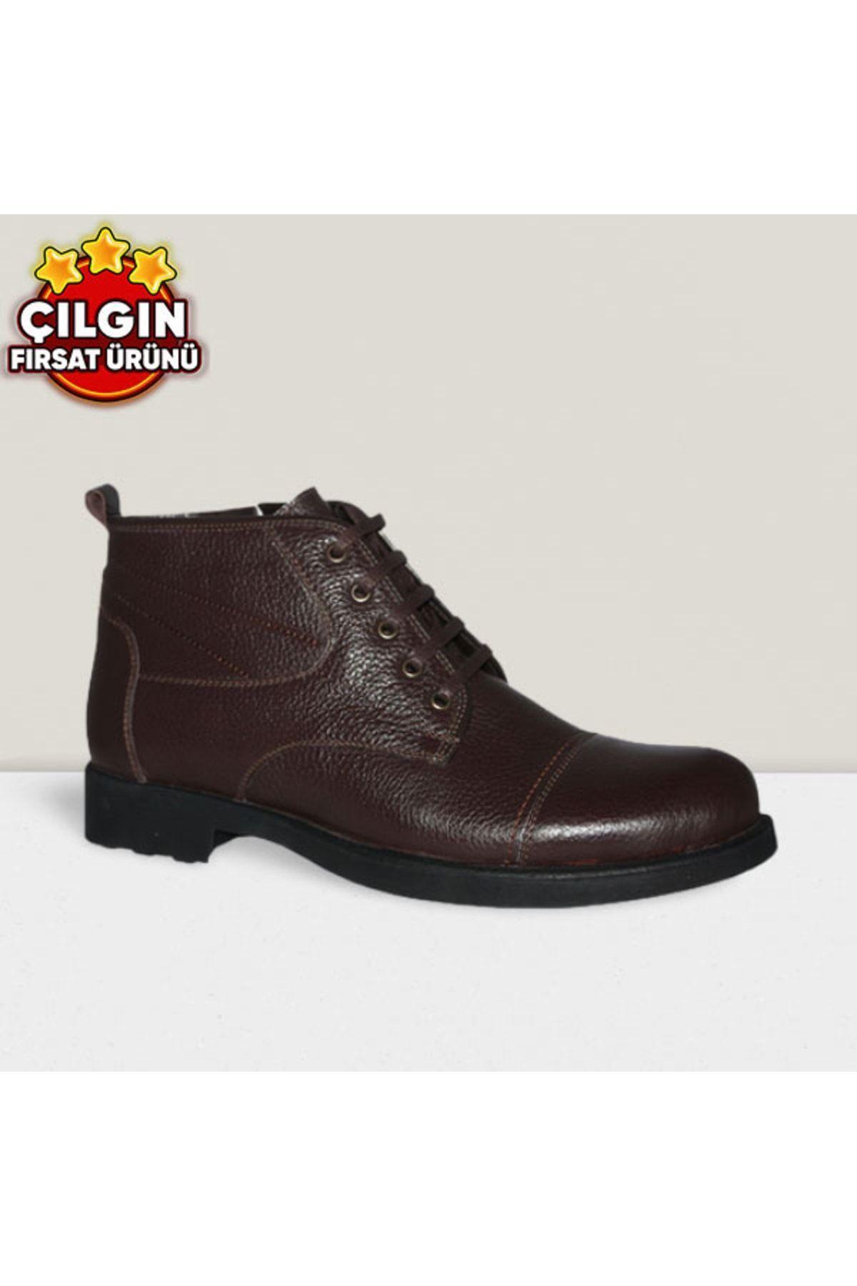 

Мужские модные ботинки Bootie Кожаные зимние сапоги на резиновой подошве Kb Shoes 42