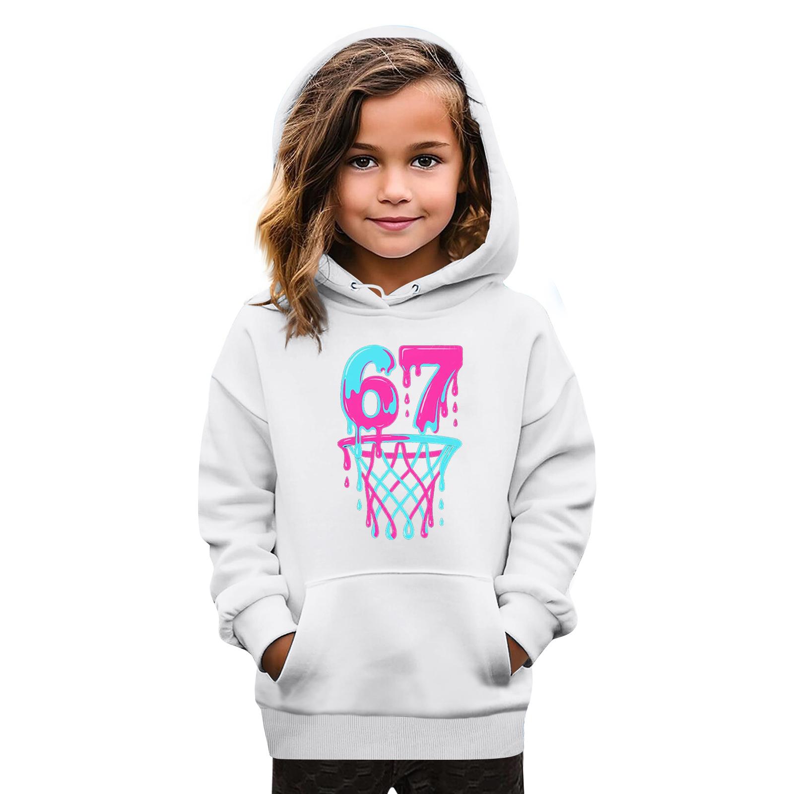 Толстовки для девочек-подростков, толстовки с длинным рукавом, пуловер с завязками, симпатичная толстовка большого размера 160 белый