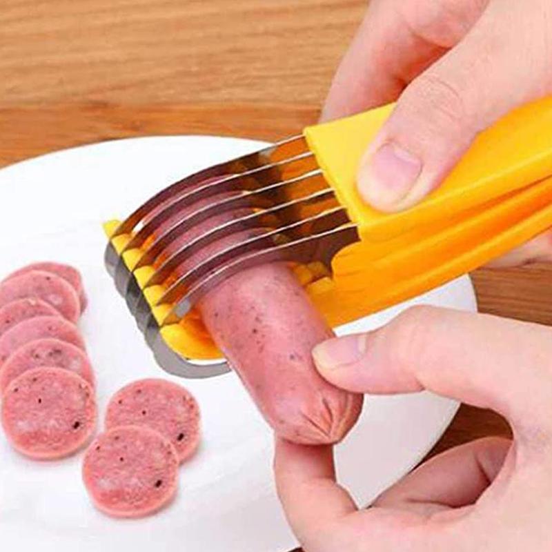 Multifunctional Fruit Grater Creative Banana Peeler Cucumber Steel Chopper Slice Cutter Knife Salad Veget Kitchen Accessories