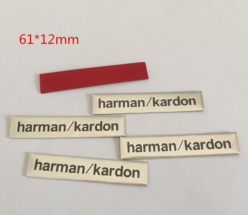 BCK2 2pcs 5pcs 10pcs forharman/kardon car Hi-Fi Speaker audio Speaker Badge stereo Emblem sticker car styling accessories