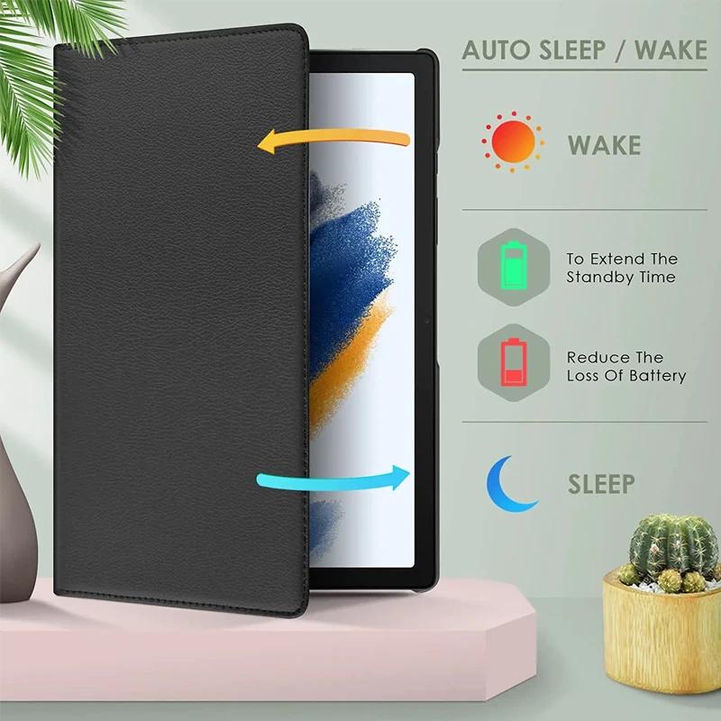 For Lenovo Xiaoxin Pad Pro 12.7 Case 360 Degree Rotating Stand Coque Tab P12 12.7 inch TB-370FU TB-371FC Tablet Cover Funda