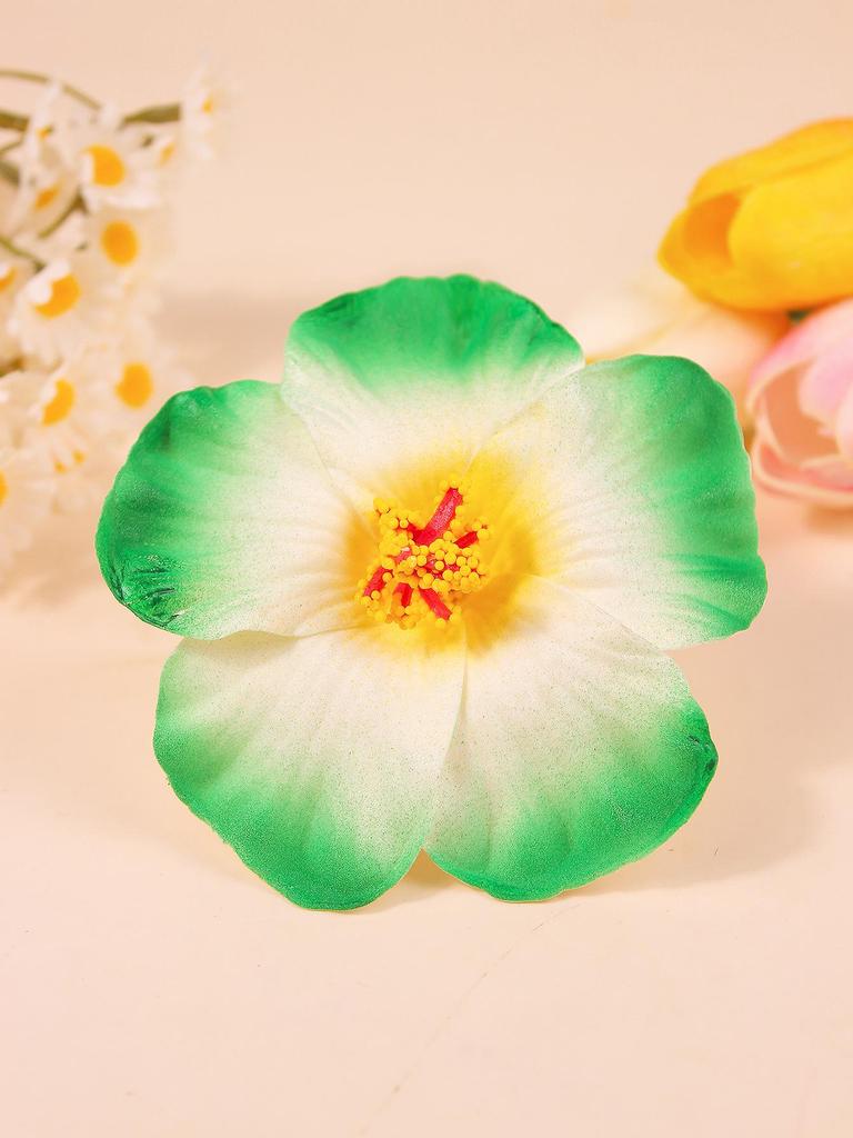 9cm EVA Frangipani Hibiscus Havajská Kvetinová Brošňa Pokrývka Hlavy Sušené Kvetinové Doplnky