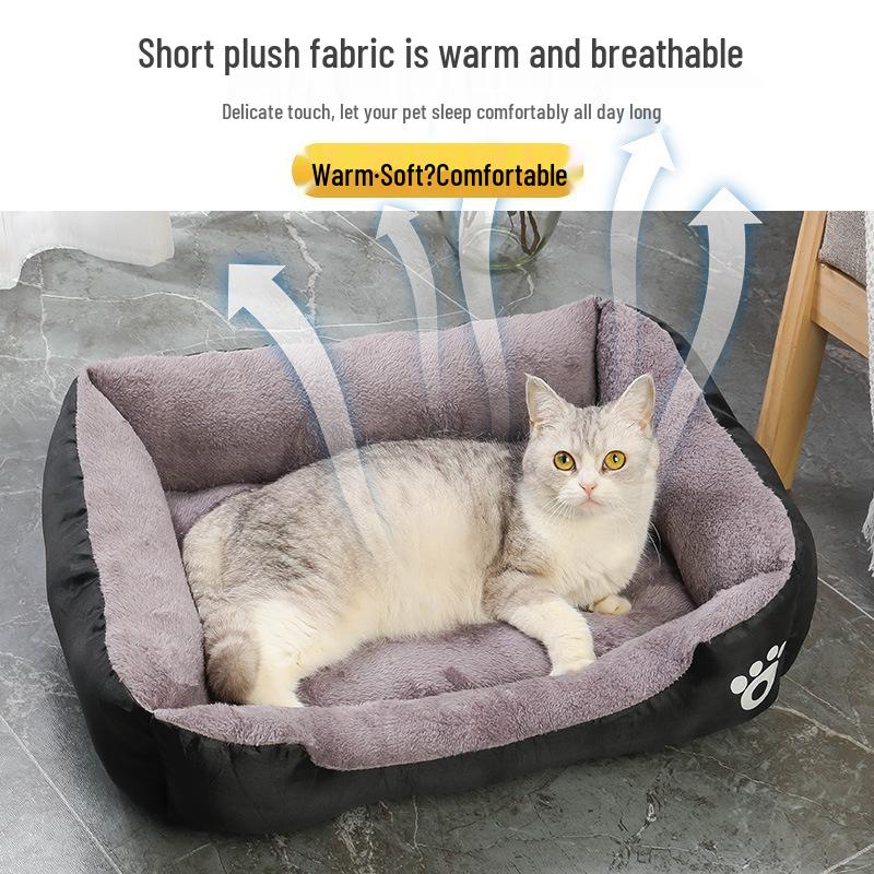 Candy Color Pet Bed for Small to Medium Dogs and Cats