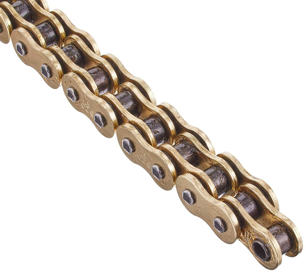 Bike Parts Center Gold Chain 520 120 Links for Suzuki Bandit 250, etc. (1991-12-11)