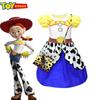 Cotton Princess Dress For Girls Alice Style Short Sleeve Lovely And Charming Ideal For 90-140cm Height