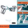 Copper Mechanical Arm Faucet Extender 1080 Rotating Face Basin Foamer Multi-function Splash-proof Water Nozzle