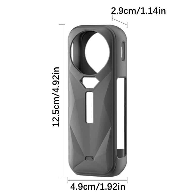 Shockproof Silicone Protective Cover For X5 Action Cameras Case Shell AntiScratch Resistance Design Easy Installation
