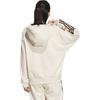 Adidas Originals Striped Design Loose Fit Hoodie Women Hoodies White JC6853