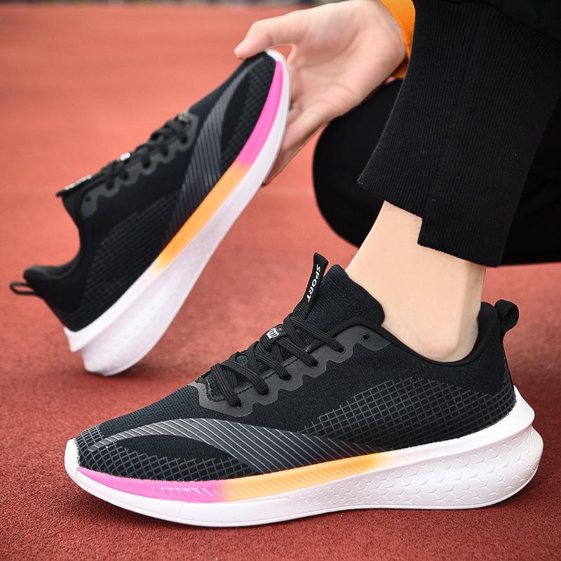 Fashion Male Sneakers Couple Casual Sneakers Platform Lightweight Outdoor Fashion Running  Shoes Breathable Mesh Running Shoes for Men
