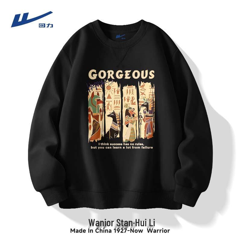 Warrior Men s 2025 Autumn Round Neck Sweatshirt 3XL