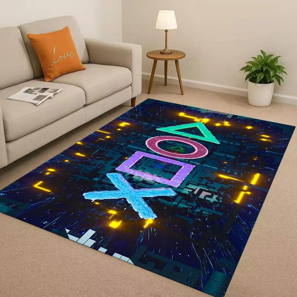 27 Style Game Zone Sign Gamer Controller Living Room Non-Slip Area Rug Carpet For Bedroom Kids Playroom Sofa,Home Decor Doormat