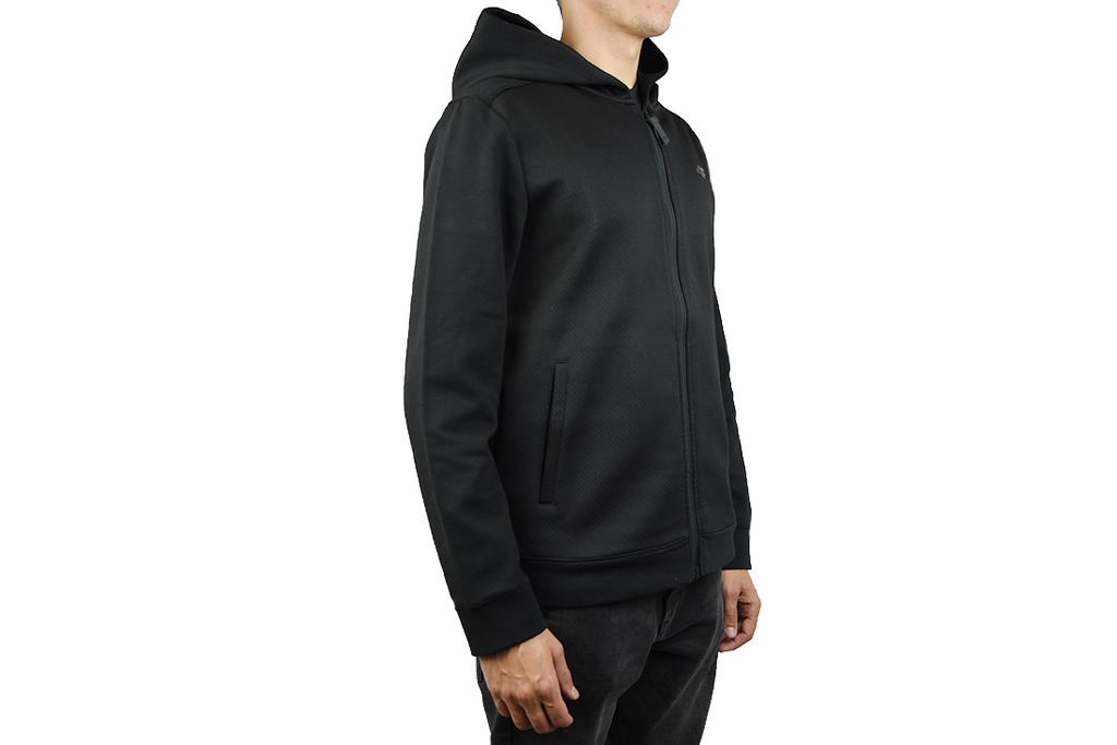 4F Męska bluza z kapturem, męska czarna bluza