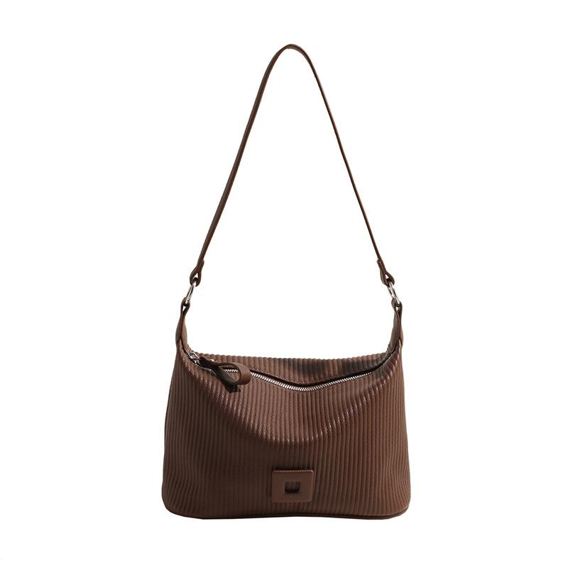 

Сумка Женская Новая Модная Полосатая Сумка Мессенджер Универсальная Сумка Через Плечо коричневый