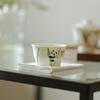 Panda Tea Cup White Porcelain Handmade Japanese Style Gongfu Tea Set Cup Home Office Decor Gift
