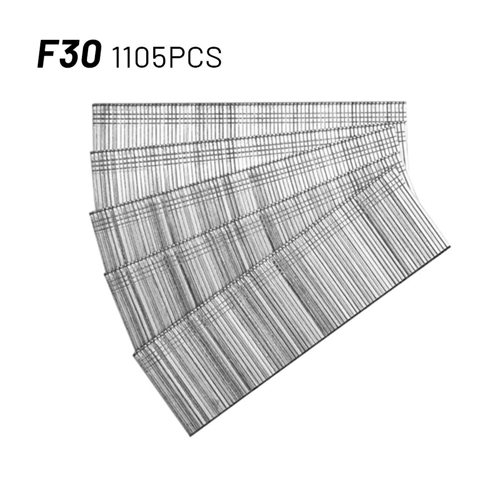 1105pcs F15/F20/F25/F30 Straight Brad Nails For Electric Nail Stapler Nailer Furniture DIY Home/Garden Woodworking Tool