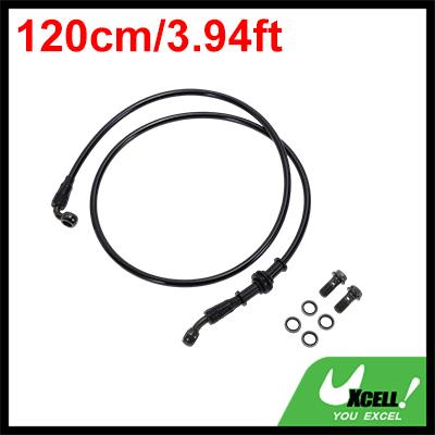 Motoforti 50/60/70/80/90/100/110/120/130cm Motorcycle Brake Clutch Oil Hose Line Kit for Motorcycles Dirt Bikes ATV Black