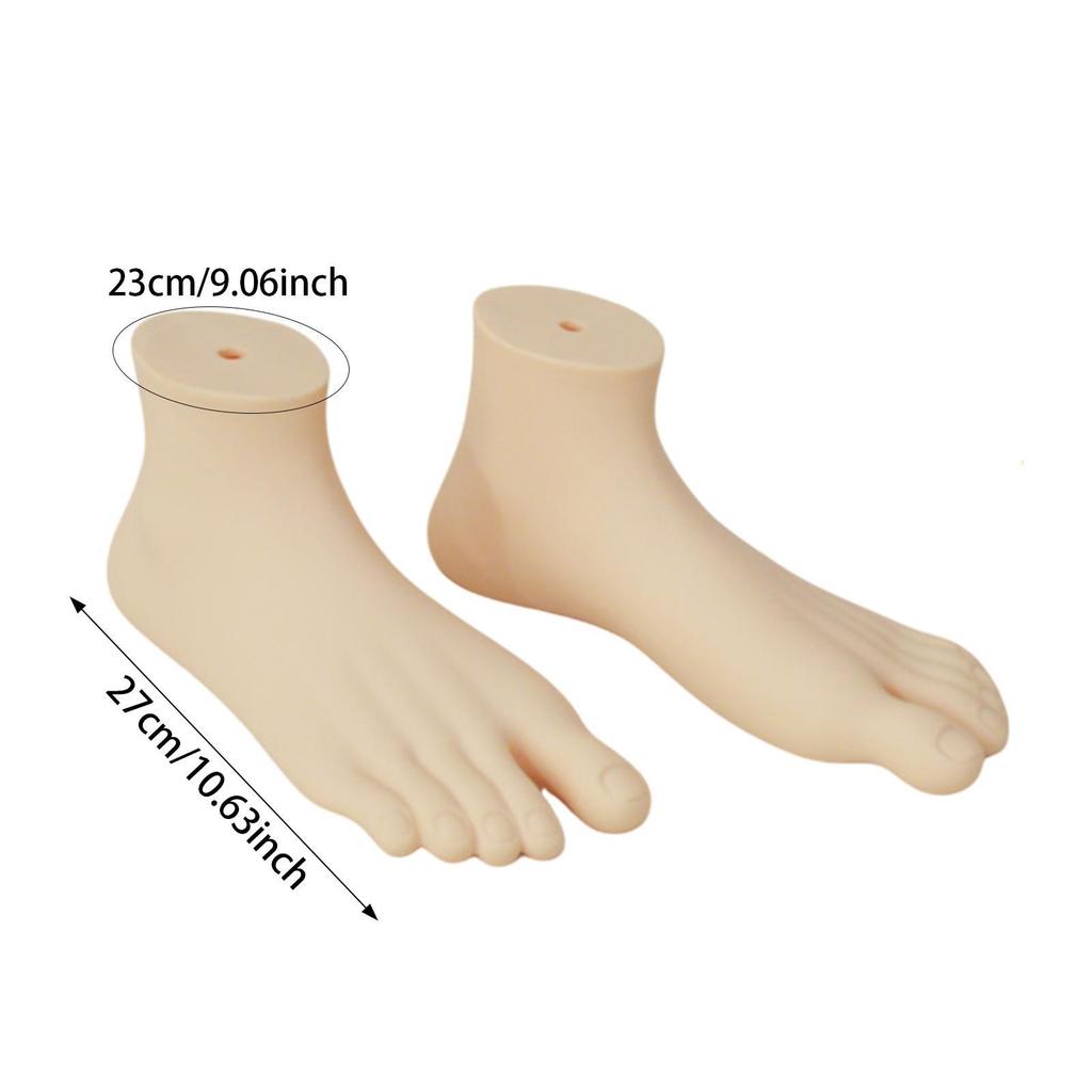 2x Mannequin Foot Display Model Manikin Feet Jewelry Display Showcase Ankle