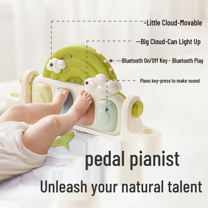 babycare Infant Activity Gym & Foot Piano Play Mat