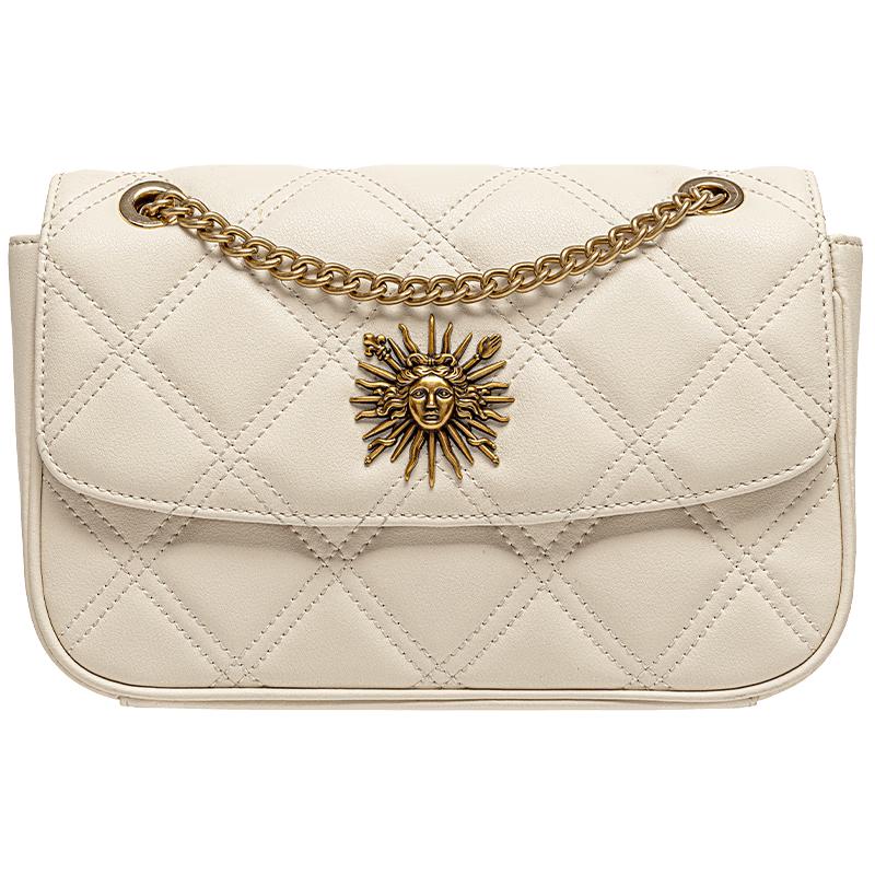 

VANESSA HOGAN Retro Sun God Quilted Chain Shoulder Bag