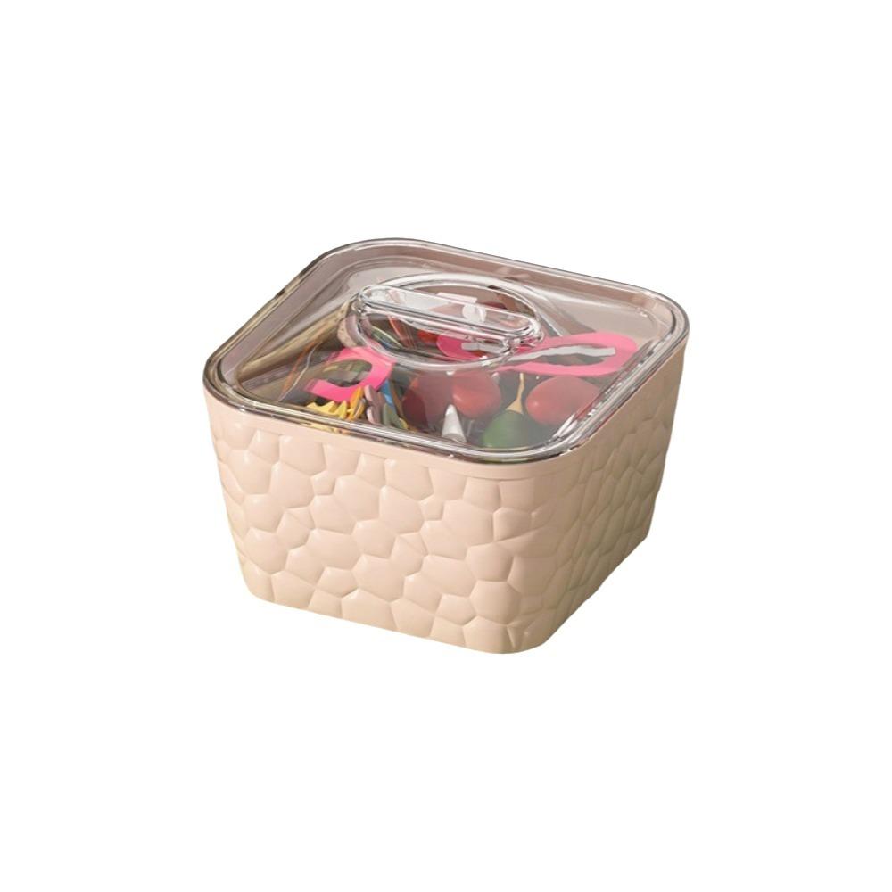 Dust-proof Hair Accessory Storage Box Plastic Laundry Pods Container  Hair Clip Storage