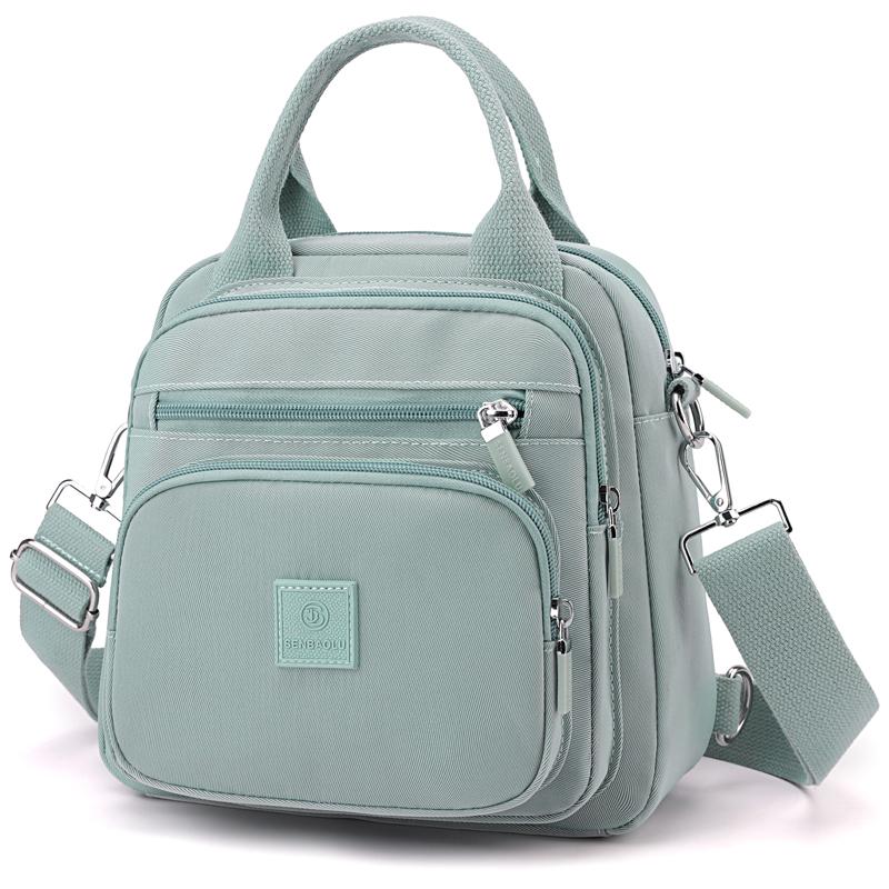 Fashion Multifunctional Female Bag Durable Fabric Women Shoulder Bag Pretty Style Girls Handbag Multi-pockets Back Pack Daypack