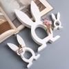 3D Rabbit Silicone Candle Mold DIY Easter Bunny Tealight Candlestick Casting Molds Soap Plaster Resin Craft Making Home Decor