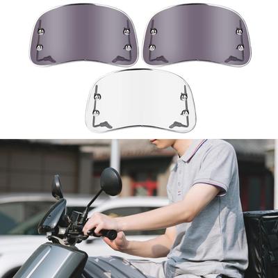 Motorcycle Windshield Electric Bicycles Easily Install High Performance Windproof Premium Replacement Motorbike Wind Deflector