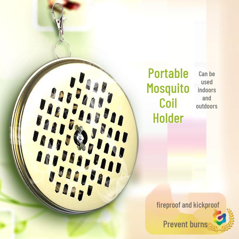 

Портативный уличный держатель для защиты от комаров: Влаго- и плеснестойкая тарелка с крышкой для кемпинга, пикников или домашнего использования. Hot Sale: Fireproof, Anti-Kick [1 Pack] Portable