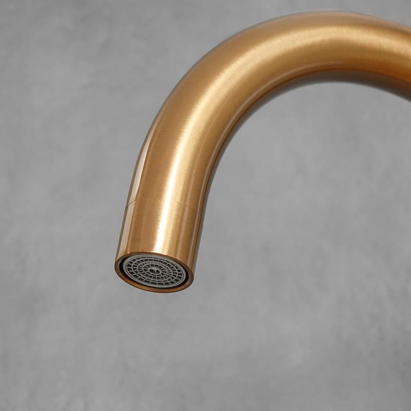 Antique Bronze Floor Kitchen Tap PLAIN