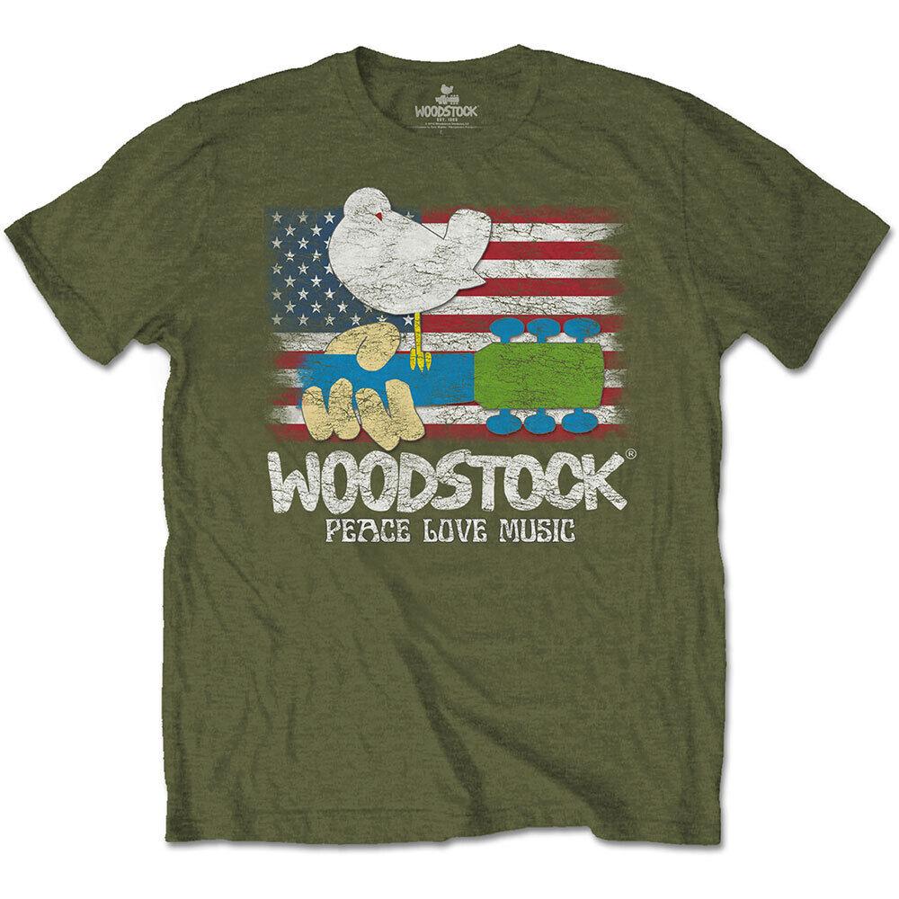 

Футболка унисекс с флагом Woodstock S