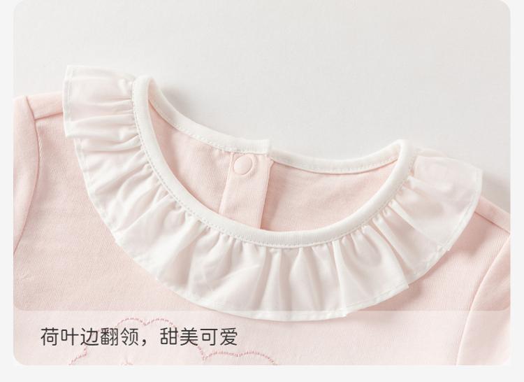 David Bella Girls' Long Sleeve T-shirt Spring Clothes New Baby Cotton Clothes Children's Casual Sweet Top