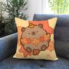 classic animal Capybara Cushion Cover Comfortable Reversible Pillow Cover Ideal for Car Sofa Bedroom  Beyond