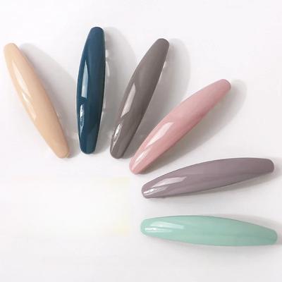 Solid Color Ponytail Clip Fashion Simple Hair Styling Barrettes Women Girls Hairpin Hair Styling Accessories Headwear