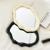 Nordic Style Standing Makeup Mirror Cloud Irregular Bedroom Dressing Mirror Office Dormitory Adjustable Desktop Aesthetic Cosmetic Decoration Mirror