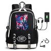 Zaino Tematico Anime Helluva Boss per Ragazzi Studenti Grande Capacità Borsa da Scuola da Viaggio Unisex Tessuto Oxford
