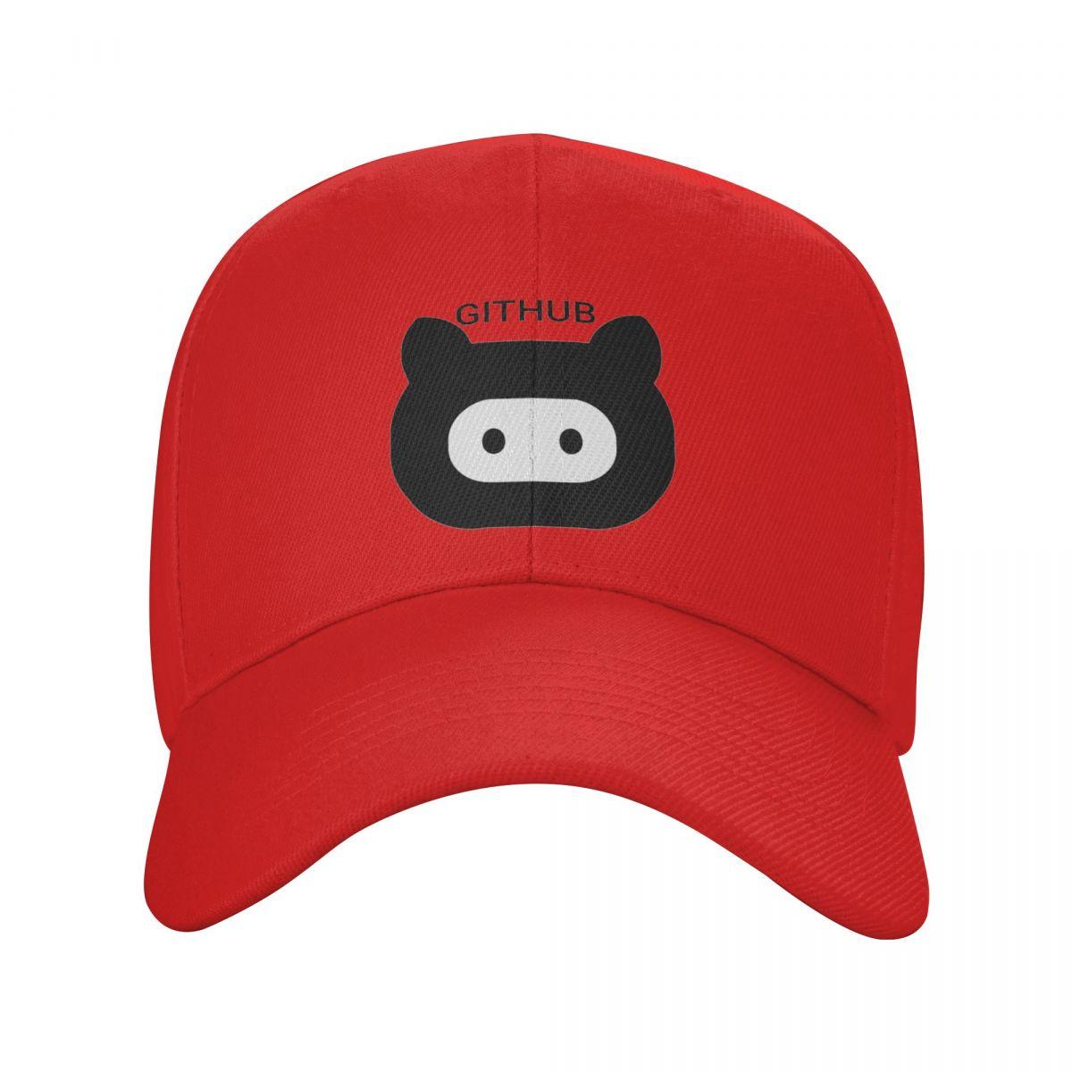 Github Программирование Python Linux Код Логотип Бейсболки Snapback Мужские Женские Кепки Для улицы Спортивная Бейсболка Кепка One Size