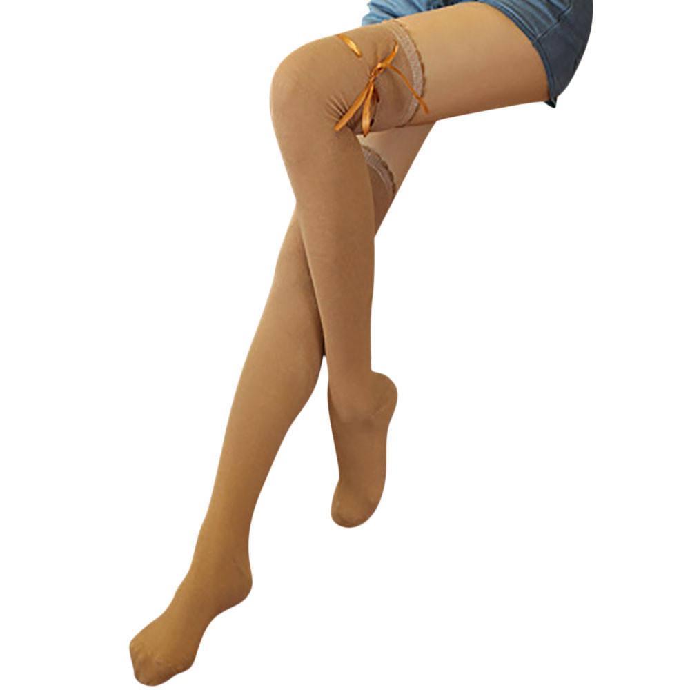Women New Over Knee Thigh High Cotton Stocking Long Knittd Boot Hosiery Socks